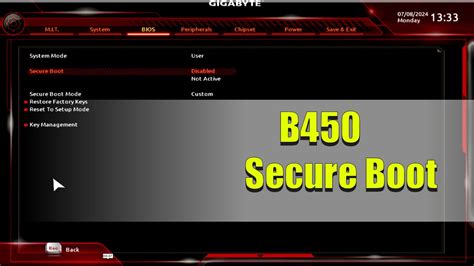 B450 Secure Boot Youtube