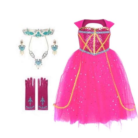 Disney Aladdin Inspired Jasmine Princess Costume Set Birthday - Etsy