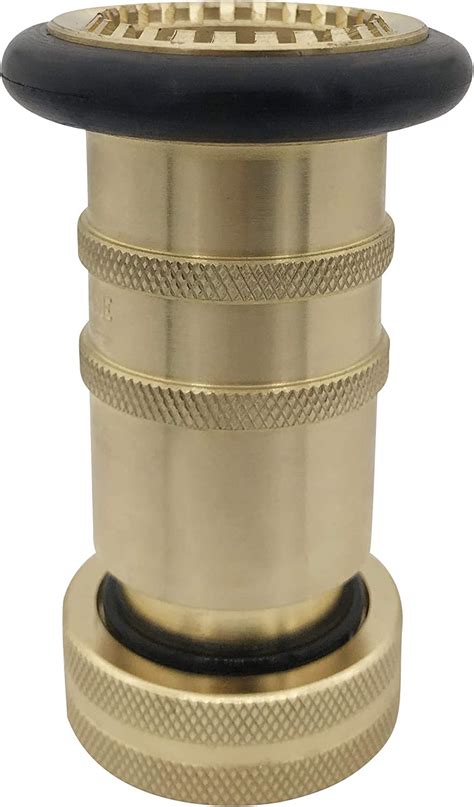 Rosyocean Inch Npsh Fire Hose Nozzle Brass Fire Equipment Industial