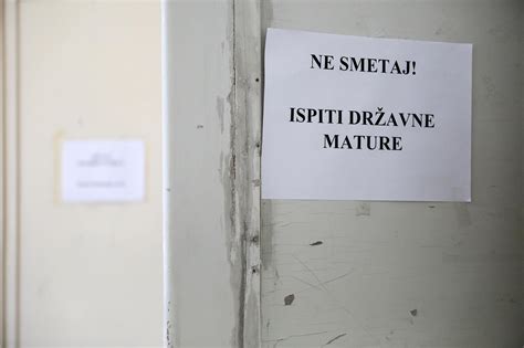 Danas Po Inju Ispiti Dr Avne Mature Za Tisu A U Enika Donosimo Sve