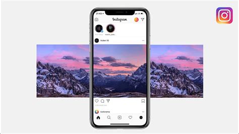 How To Post Panorama On Instagram Seamless Multi Post Tutorial Youtube