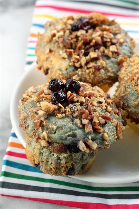 Greek Yogurt Blueberry Crumble Muffins Baker By Nature Recipe