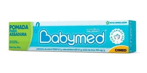 Kit 2 Babymed Menino Pomada Cheirinho Suave De Bebê 45g MercadoLivre