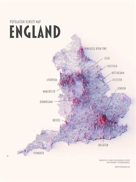 Mapas De Densidad De Población Por Terence Fosstodon Graficatessen