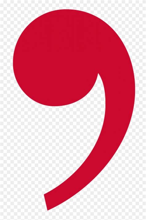 Comma Png File Red Comma Clipart 5172577 Pikpng