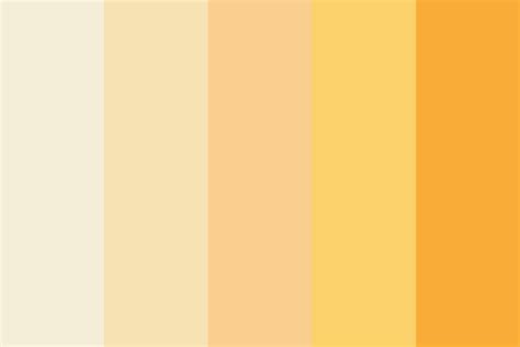 Peaches And Creme Color Palette