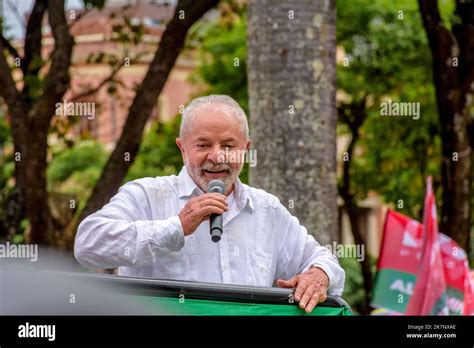 Former President Lula During His Campaign To Be Re Elected President Of