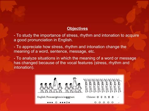 Stress Rhythm And Intonation Ppt