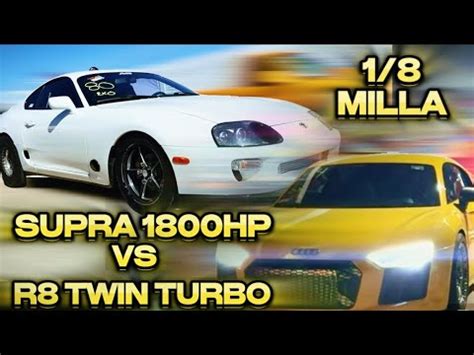 Supra Hp Vs Audi R Twin Turbo En Autodromo Arandas Los M S