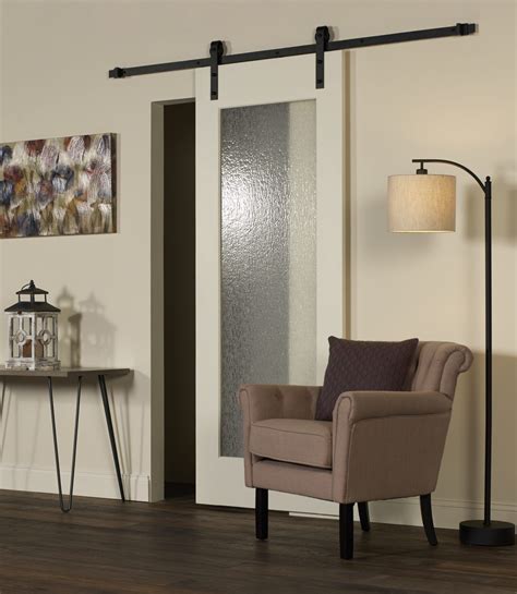 Go Modern And Transform Your Home Or Office Space With This Glass Barn Door The Kit Comes With