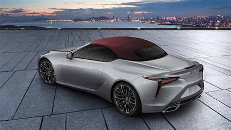 2022 Lexus Lc500 Inspiration Series Convertible Gets Stunning Red Soft Top