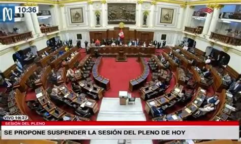 Voto de confianza Pleno del Congreso rechazó suspender sesión Canal N