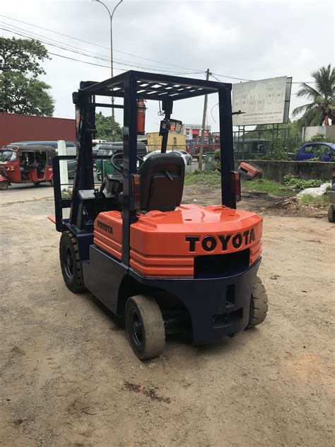 Forklift Rentals And Hiring In Srilanka Toyota 2 Ton Diesel Used Forklift