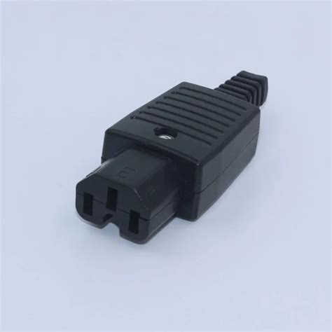 Conector Adaptador De Corriente Ac V A Iec C Enchufe Hembra