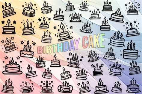 Birthday Cake Font (3036268)