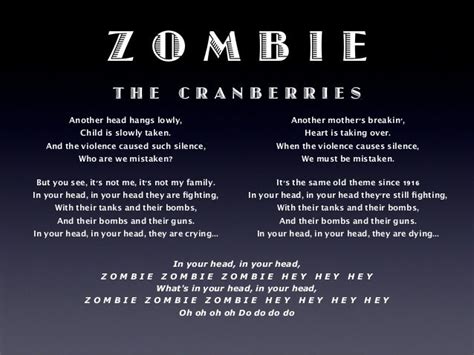 In Your Head Zombie - accuseconnection