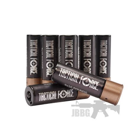 Tactical Force Tri Shot Airsoft Shotgun Shells 6 Pack Just Airsoft Guns