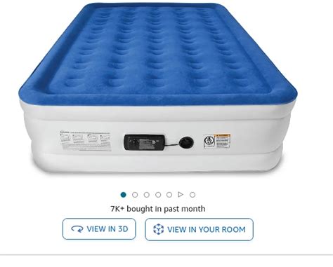 Soundasleep Dream Series Luxury Air Mattress With Comfortcoil Technology And Built In High