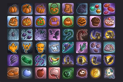 Free Halloween Game Icons Download - CraftPix.net