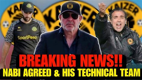 Breaking News Agreed With Kaizer Chiefs Technical Team Allowed