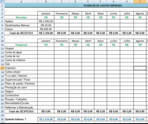 O que é um orçamento pessoal Faça em 6 passos simples