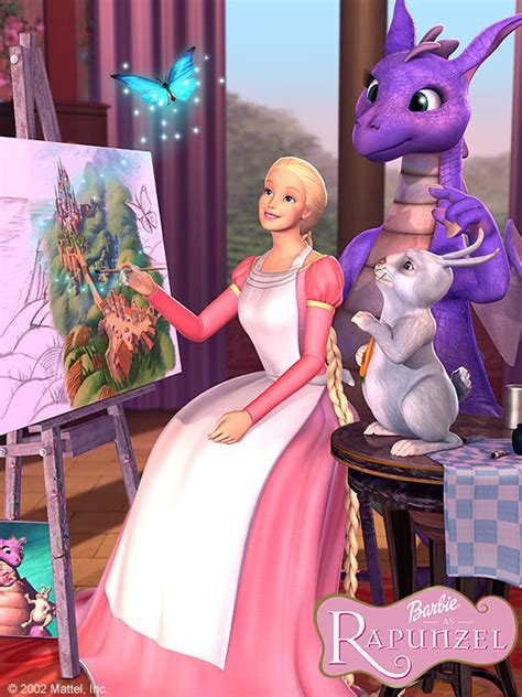 Rapunzel, friends& painting - Barbie as Rapunzel Photo (20129413) - Fanpop