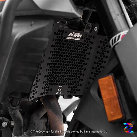 Zana Radiator Grill Texture Matt Black Ktm Adventure Aluminium Wroom