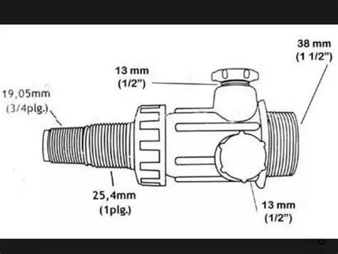 Multiconector Para Tinaco Válvula Esfera Y Tuerca Unión en venta en