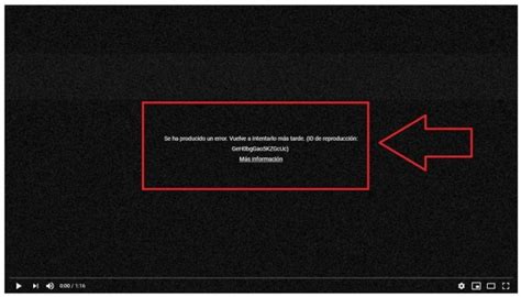 Se Ha Producido Un Error Vuelve A Intentarlo M S Tarde Youtube