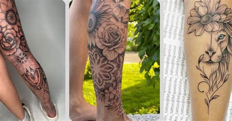 Inspira Es Para A Sua Pr Xima Tatuagem Feminina Na Panturrilha