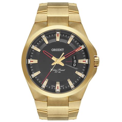 Relógio Orient Neo Sports Masculino Analógico MGSS1220 Dourado