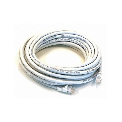 Monoprice Patch Cord Cat 5e Booted White 30 Ft 4999 1 Frys Food Stores