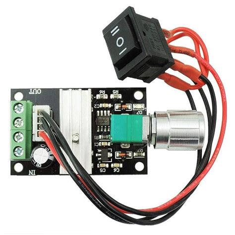 Uniquegoods 6V 12V 24V 28V 3A 80W DC Motor Speed Controller PWM Speed