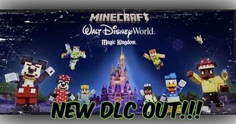 Minecraft X Walt Disney World Magic Kingdom Adventure Dlc