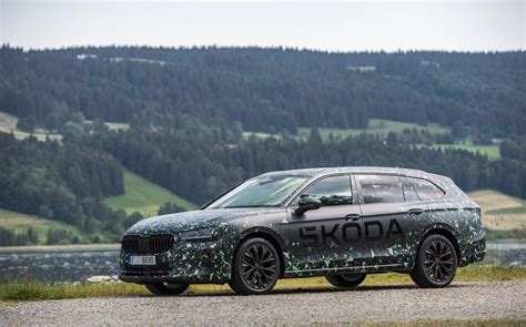 Skoda Superb Combi Estate Prototype 2023 024 Driving Co Uk From The