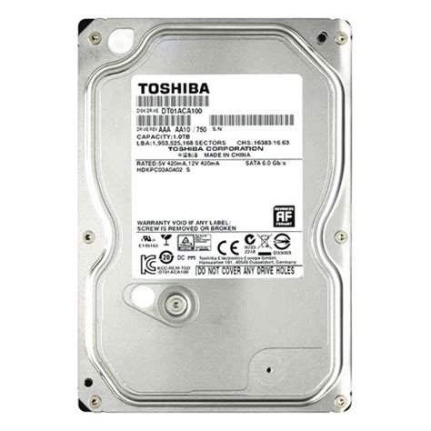 Disco Duro HDD TOSHIBA 1TB D L Soluciones Integrales