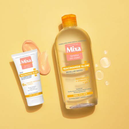 Mixa Niacinamide Glow Micellar Water With A Brightening Effect Notino