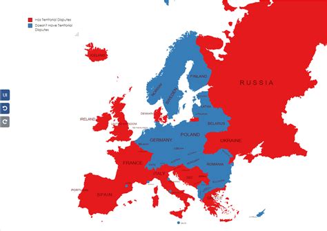 European Countries that have Territorial Disputes - Maps on the Web