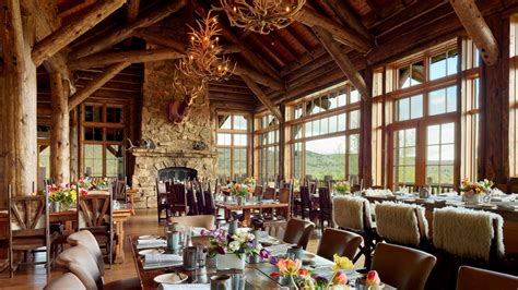 Luxury Ranch Dining And Cuisine Brush Creek Ranch