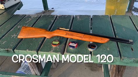 Crosman Model 120 22 Caliber Pellet Rifle 1952 54 Youtube