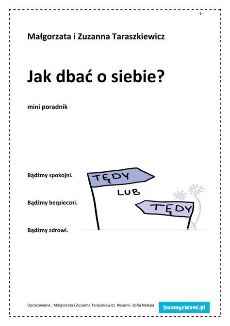 Pdf Jak Dba O Siebie Motywowanie Do Lekcji Pilnowanie Czy