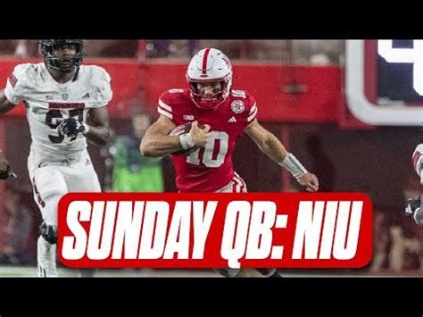 Huskeronline Sunday Quarterback Following Nebraska Football S Win