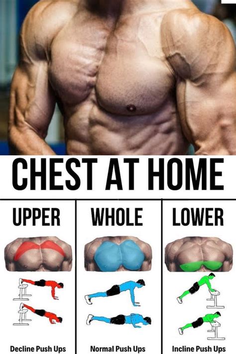 Easy At Home Chest Workout Chest Workout At Home Chest Workout