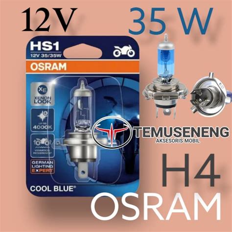 Jual Osram Lampu H Bohlam Kaki Halogen Hs Watt V Vixion Scoopy