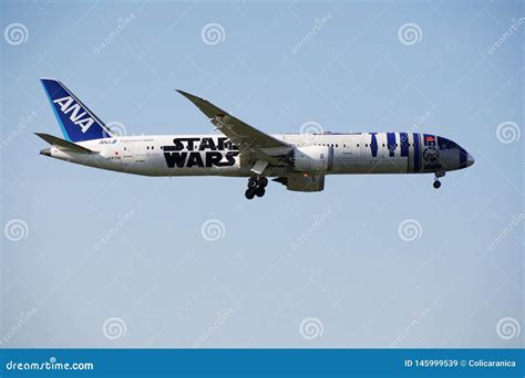 All Nippon Airways ANA Plane Star Wars Livery Editorial Stock Image ...