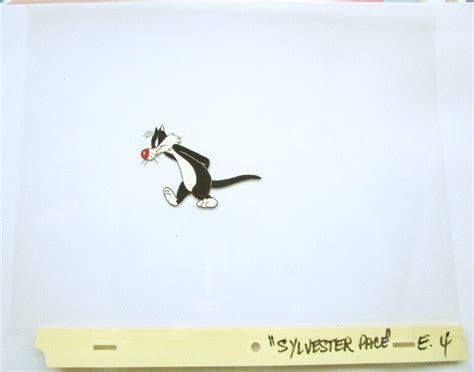 Sylvester The Cat Tweety Bird Warner Brothers S Wb Production Cel