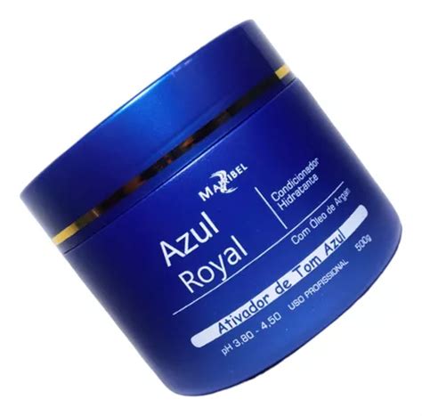 Máscara Matizador Ativador De Tons Azul Royal 500g Mairibel MercadoLivre