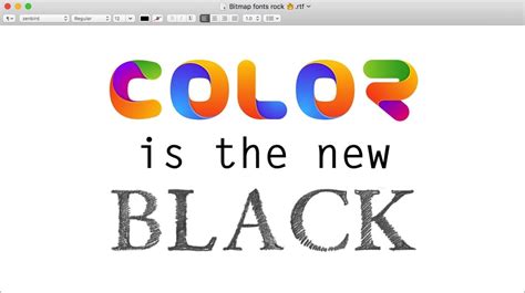 Color Fonts Get Ready For The Revolution