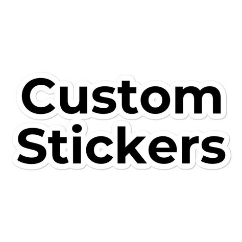 Custom Stickers Logo Stickers Personalized Stickers - Etsy