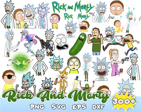 Rick And Morty Svg Bundle Morty Svg Png Cut File Rick And Morty